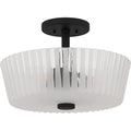 QUOIZEL, GRAY SEMI-FLUSH MOUNT, SEMI FLUSH MOUNT LIGHT
