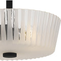 QUOIZEL, GRAY SEMI-FLUSH MOUNT, SEMI FLUSH MOUNT LIGHT