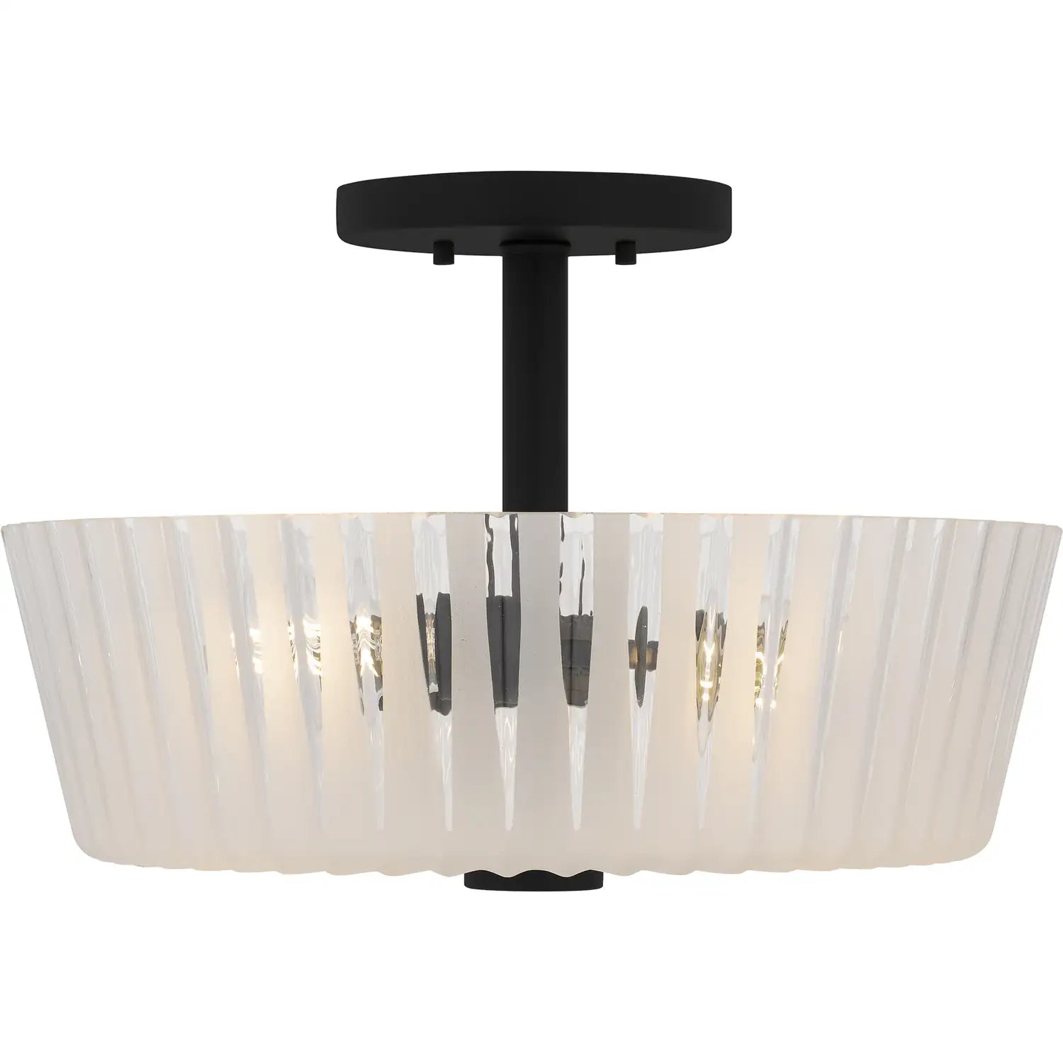 QUOIZEL, GRAY SEMI-FLUSH MOUNT, SEMI FLUSH MOUNT LIGHT