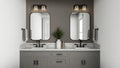 QUOIZEL, GRAY BATH LIGHT, BATH VANITY LIGHT