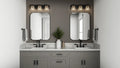 QUOIZEL, GRAY BATH LIGHT, BATH VANITY LIGHT