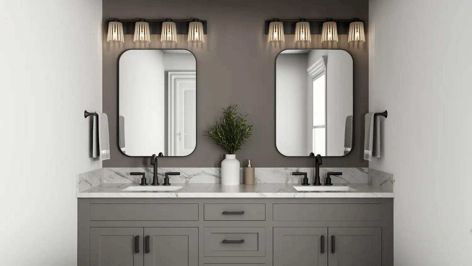 QUOIZEL, GRAY BATH LIGHT, BATH VANITY LIGHT