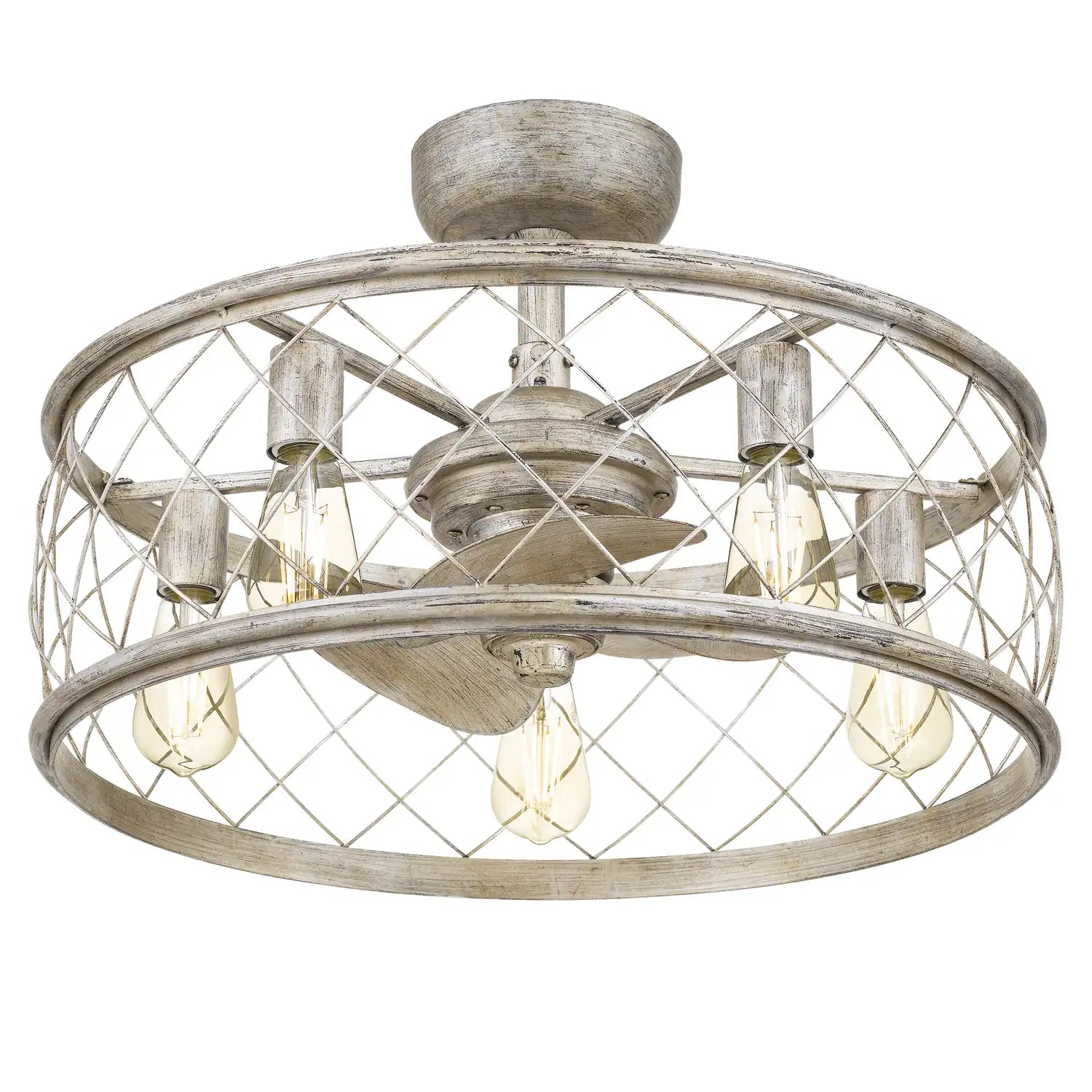 QUOIZEL, DURY FANDELIER, SEMI FLUSH MOUNT LIGHT