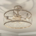 QUOIZEL, DURY FANDELIER, SEMI FLUSH MOUNT LIGHT