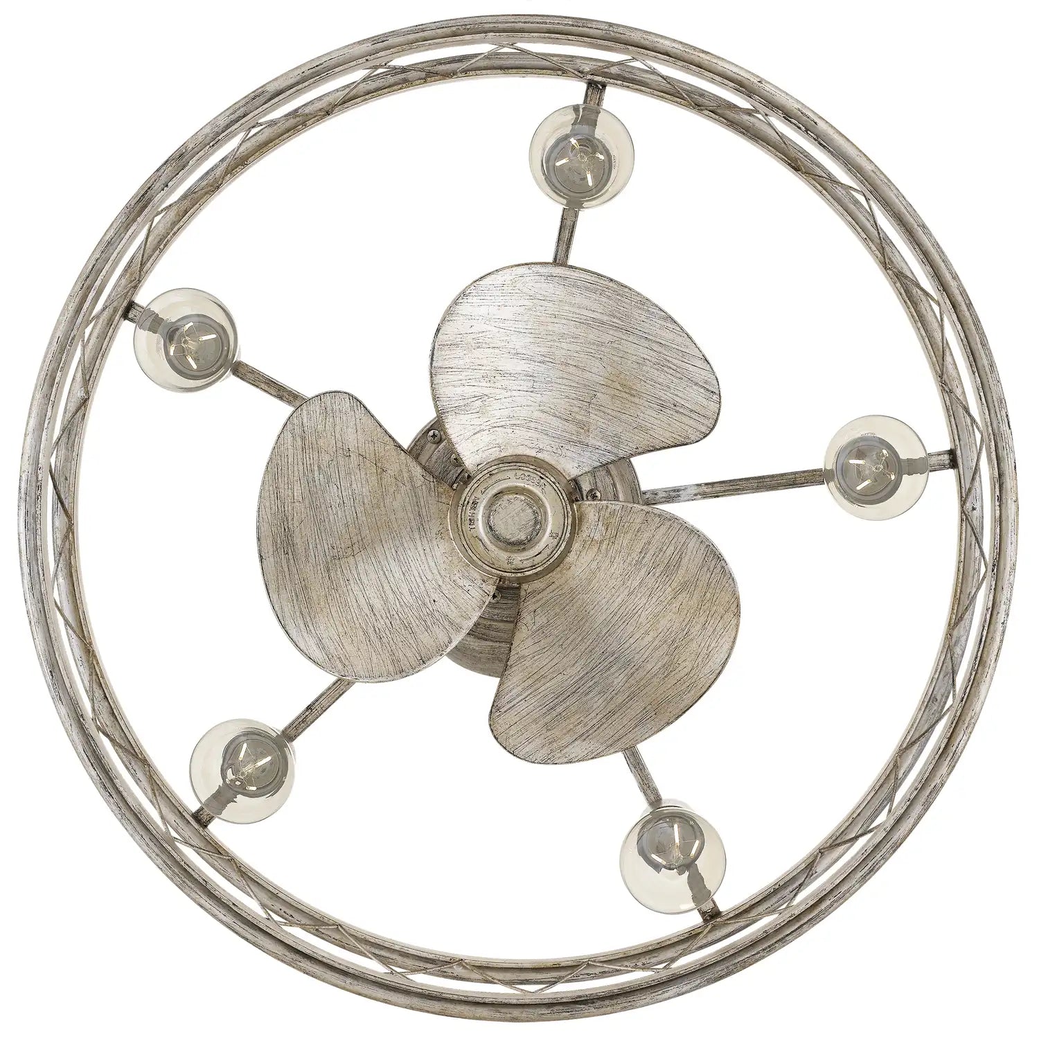 QUOIZEL, DURY FANDELIER, SEMI FLUSH MOUNT LIGHT