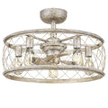 QUOIZEL, DURY FANDELIER, SEMI FLUSH MOUNT LIGHT