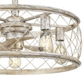QUOIZEL, DURY FANDELIER, SEMI FLUSH MOUNT LIGHT