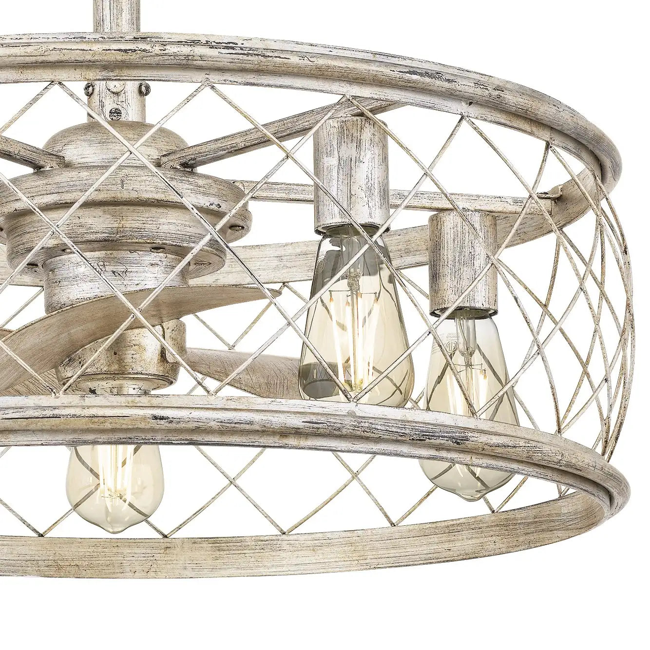 QUOIZEL, DURY FANDELIER, SEMI FLUSH MOUNT LIGHT