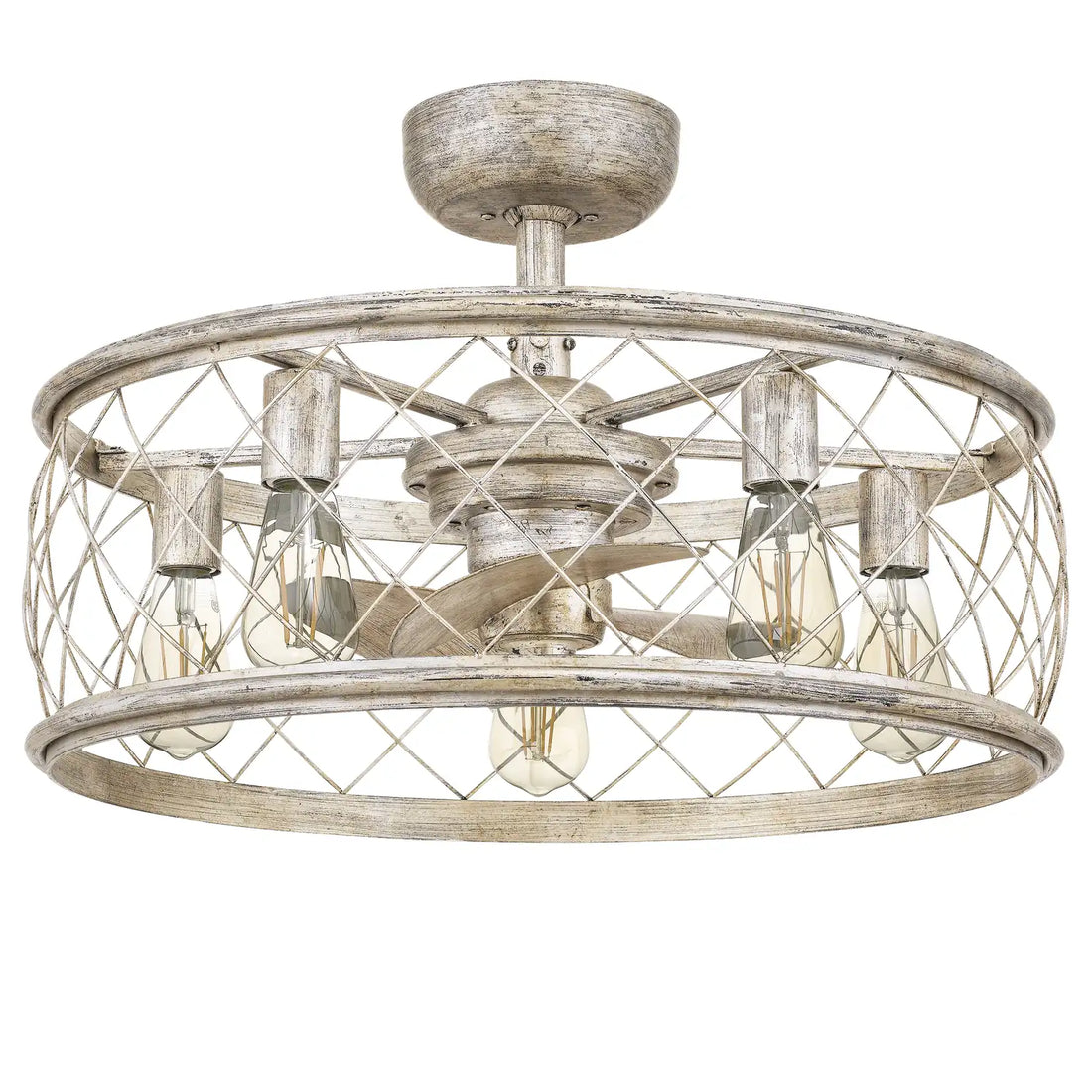 QUOIZEL, DURY FANDELIER, SEMI FLUSH MOUNT LIGHT