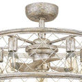 QUOIZEL, DURY FANDELIER, SEMI FLUSH MOUNT LIGHT