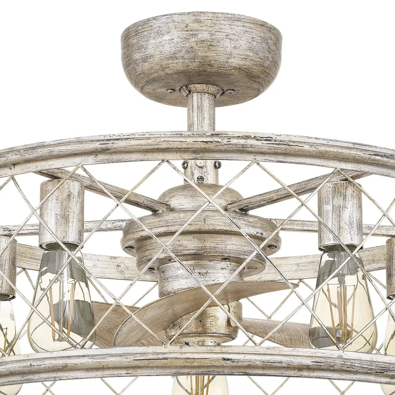 QUOIZEL, DURY FANDELIER, SEMI FLUSH MOUNT LIGHT