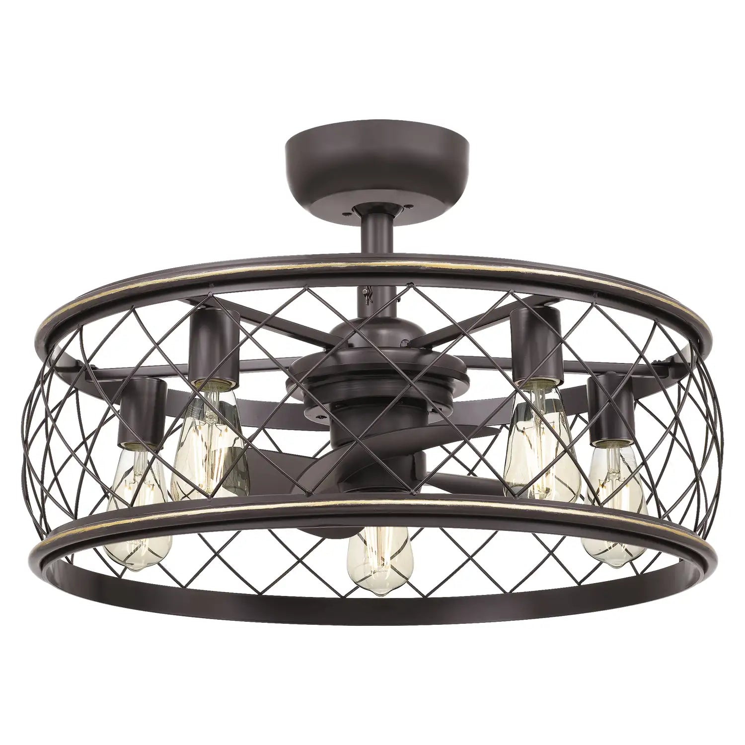 QUOIZEL, DURY FANDELIER, SEMI FLUSH MOUNT LIGHT