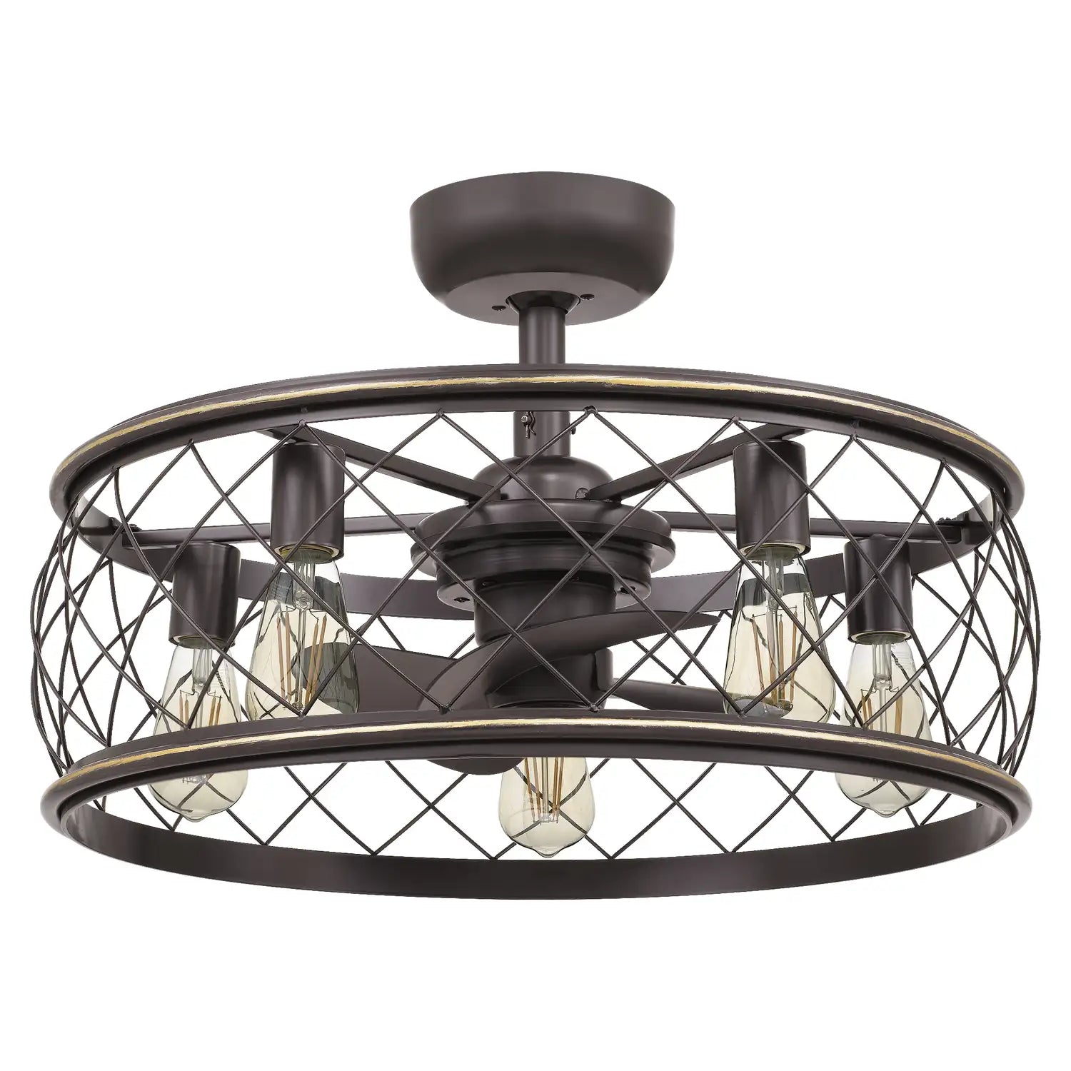 QUOIZEL, DURY FANDELIER, SEMI FLUSH MOUNT LIGHT