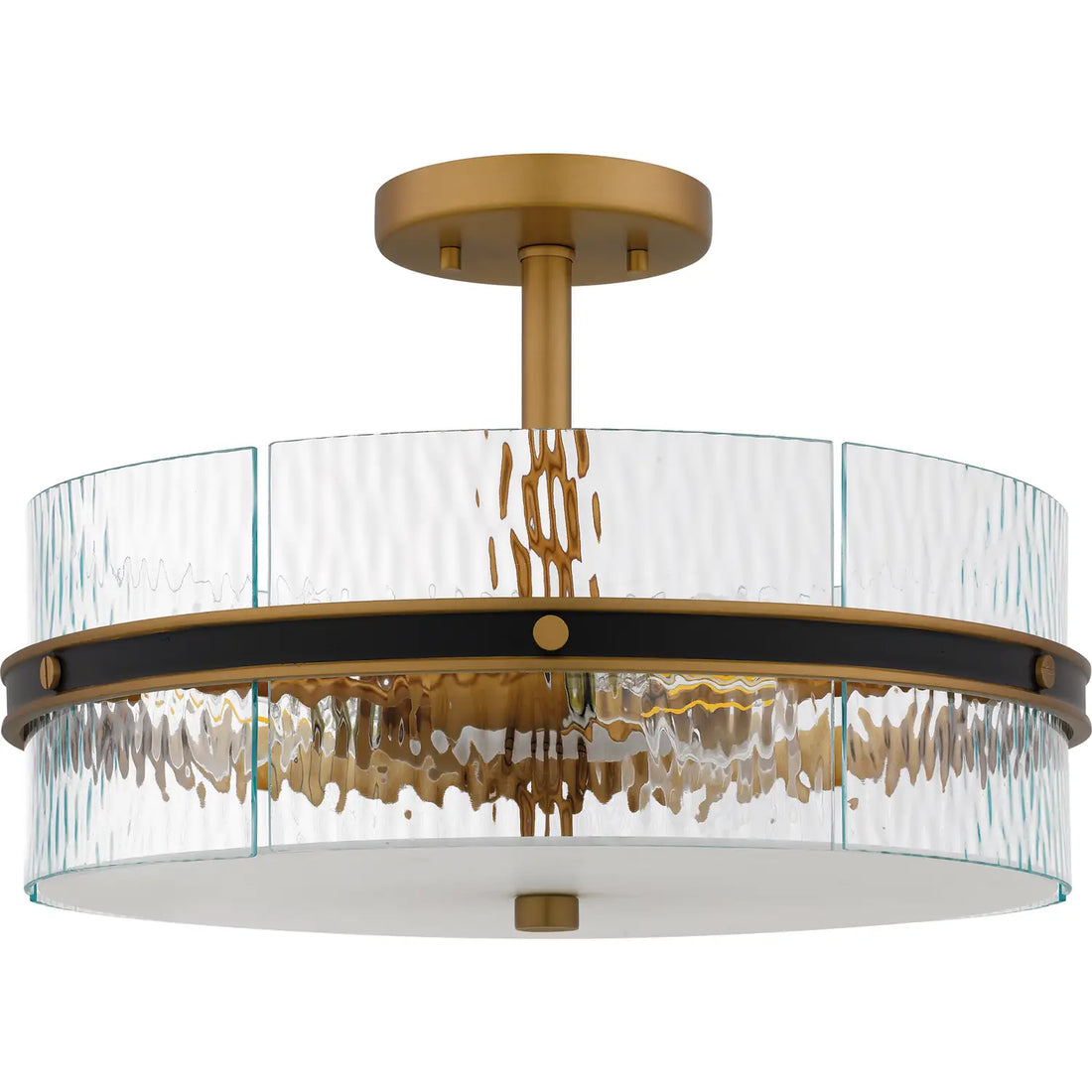 QUOIZEL, REAGAN SEMI-FLUSH MOUNT, SEMI FLUSH MOUNT LIGHT