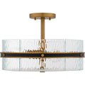 QUOIZEL, REAGAN SEMI-FLUSH MOUNT, SEMI FLUSH MOUNT LIGHT