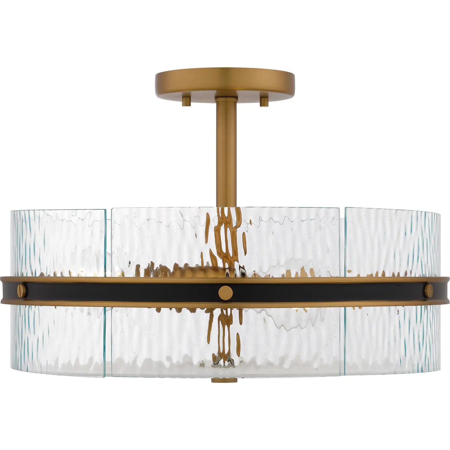QUOIZEL, REAGAN SEMI-FLUSH MOUNT, SEMI FLUSH MOUNT LIGHT