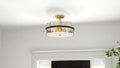 QUOIZEL, REAGAN SEMI-FLUSH MOUNT, SEMI FLUSH MOUNT LIGHT