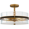 QUOIZEL, REAGAN SEMI-FLUSH MOUNT, SEMI FLUSH MOUNT LIGHT