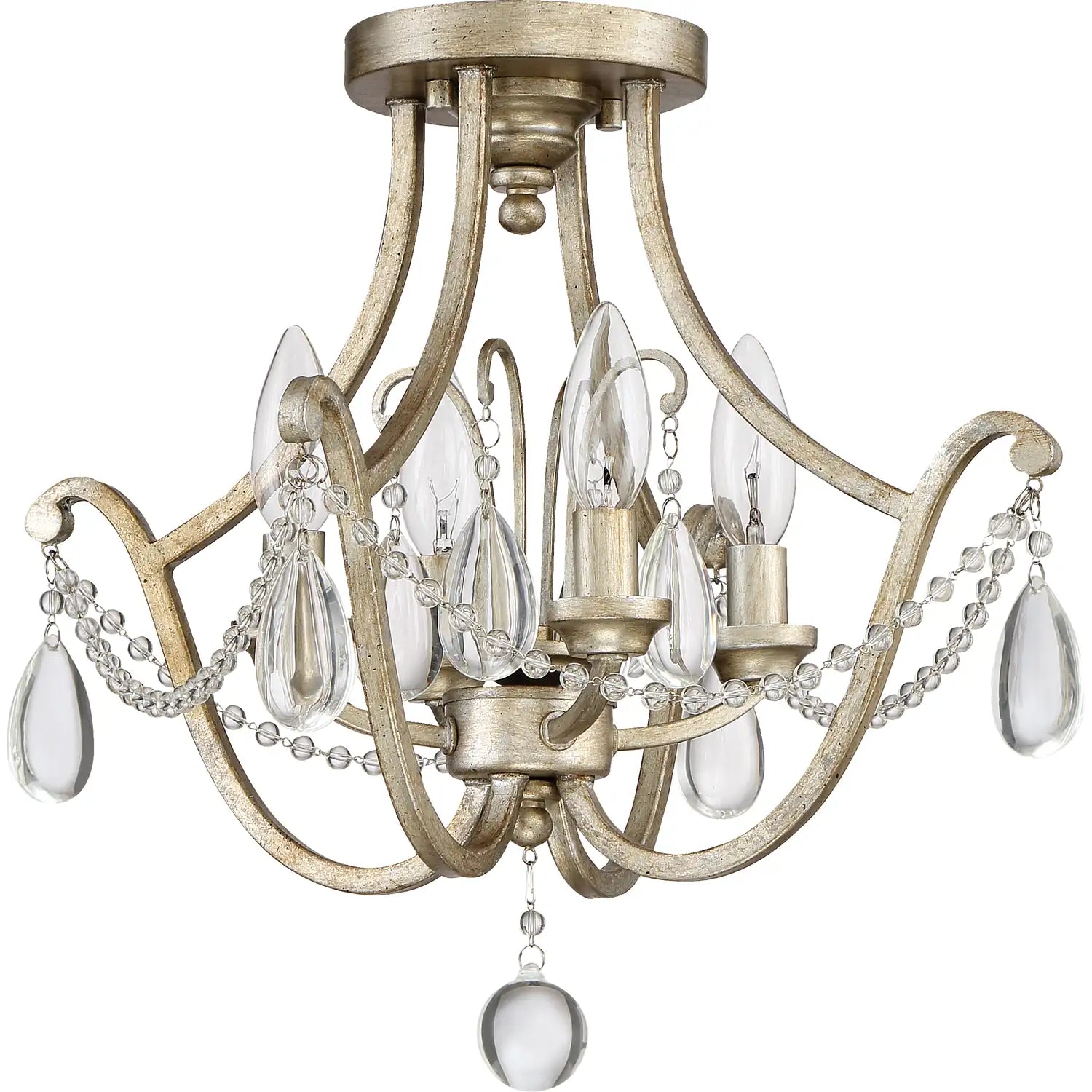 QUOIZEL, REGENT SEMI-FLUSH MOUNT, SEMI FLUSH MOUNT LIGHT