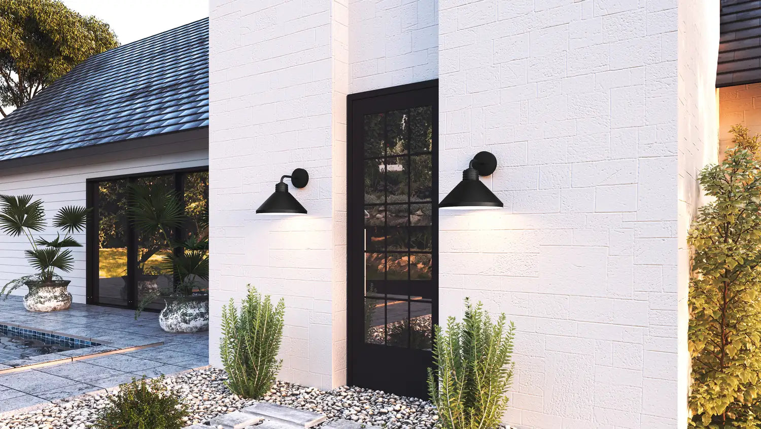 QUOIZEL, RENCHER OUTDOOR LANTERN, OUTDOOR WALL LIGHTS