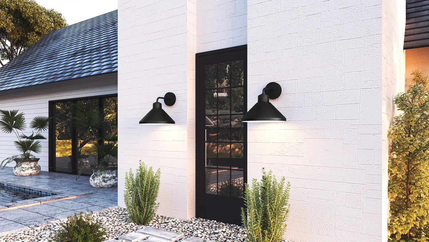 QUOIZEL, RENCHER OUTDOOR LANTERN, OUTDOOR WALL LIGHTS