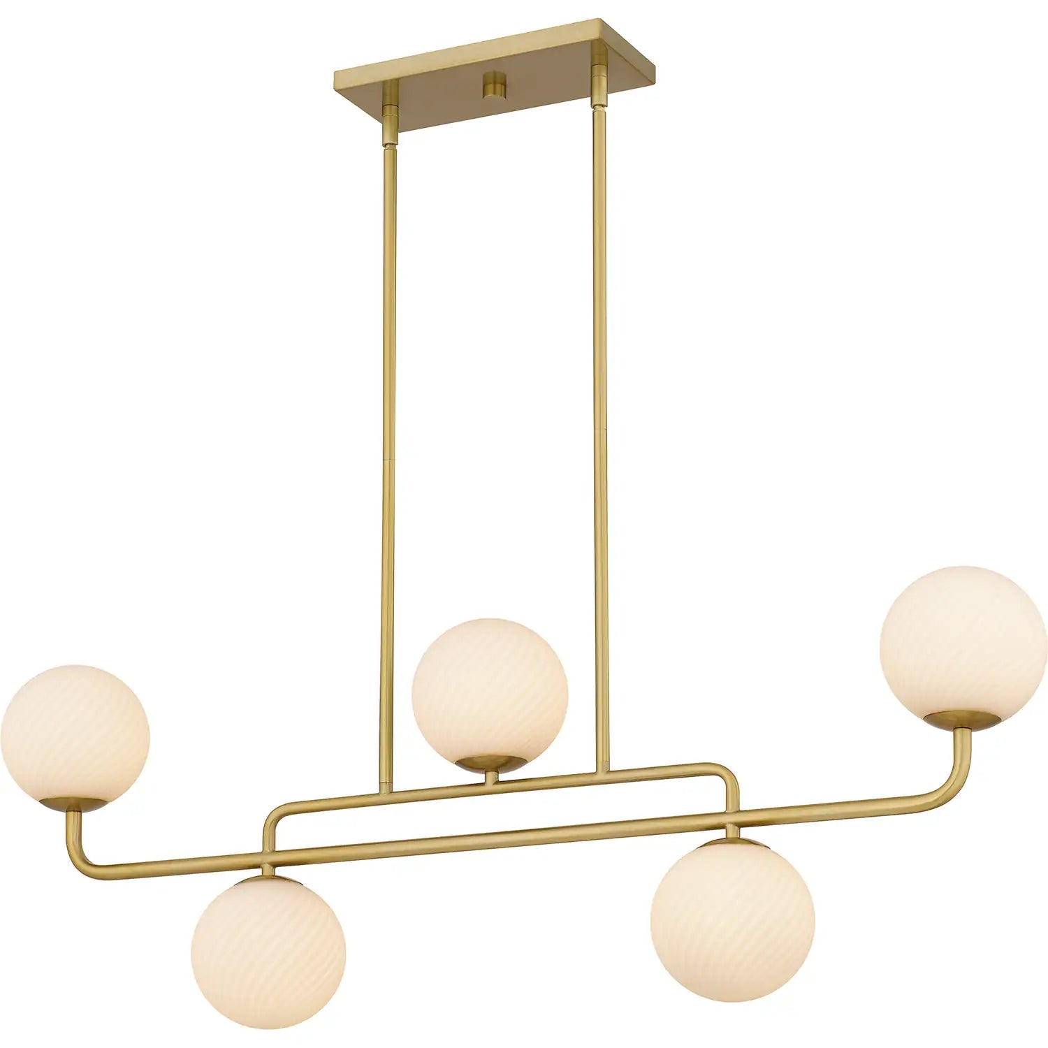 QUOIZEL, REGIS ISLAND CHANDELIER, LINEAR LIGHT