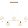 QUOIZEL, REGIS ISLAND CHANDELIER, LINEAR LIGHT