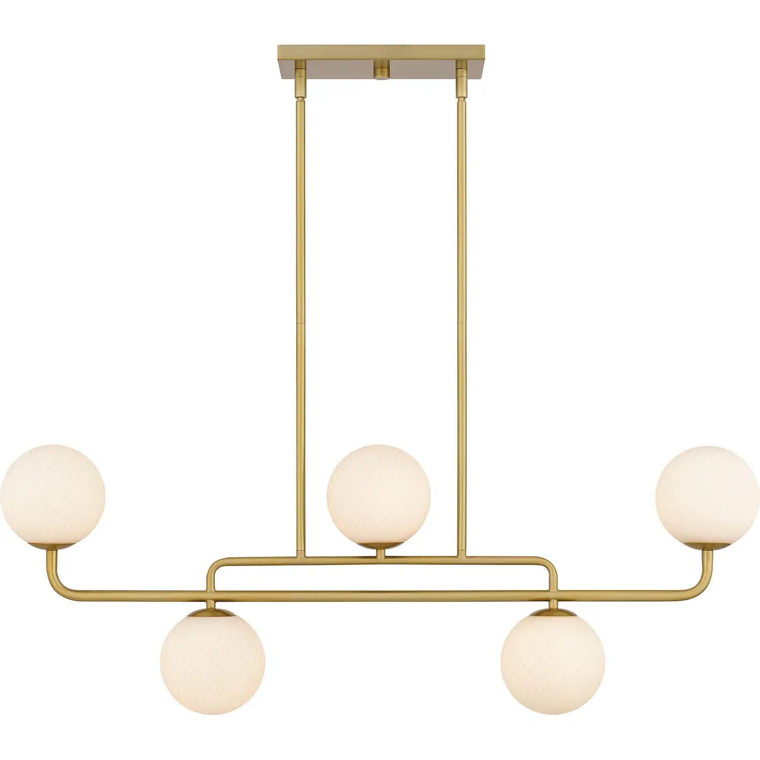 QUOIZEL, REGIS ISLAND CHANDELIER, LINEAR LIGHT