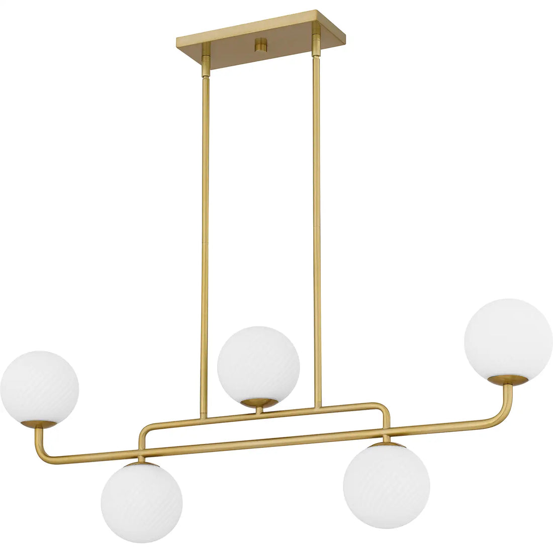 QUOIZEL, REGIS ISLAND CHANDELIER, LINEAR LIGHT