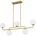 QUOIZEL, REGIS ISLAND CHANDELIER, LINEAR LIGHT
