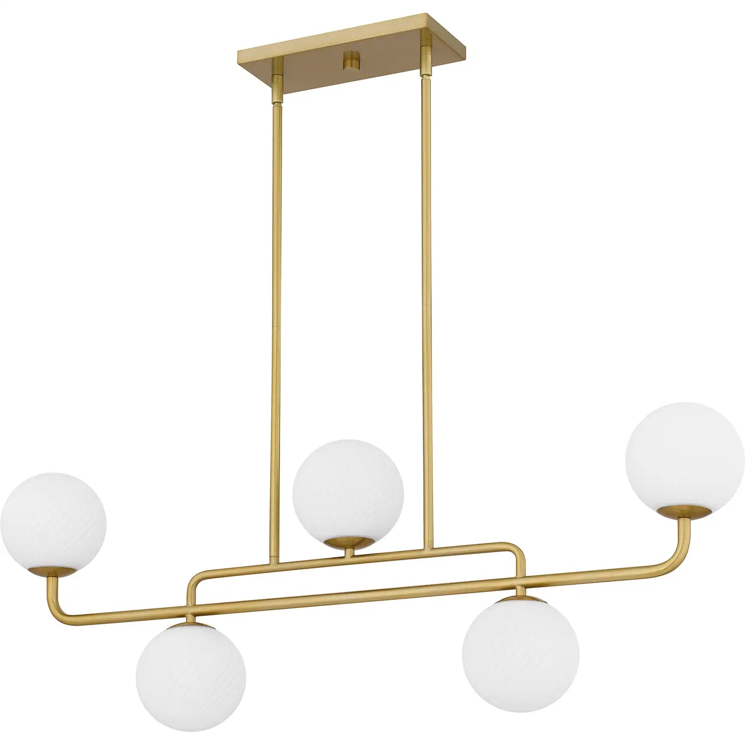 QUOIZEL, REGIS ISLAND CHANDELIER, LINEAR LIGHT
