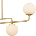 QUOIZEL, REGIS ISLAND CHANDELIER, LINEAR LIGHT