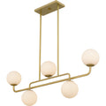 QUOIZEL, REGIS ISLAND CHANDELIER, LINEAR LIGHT
