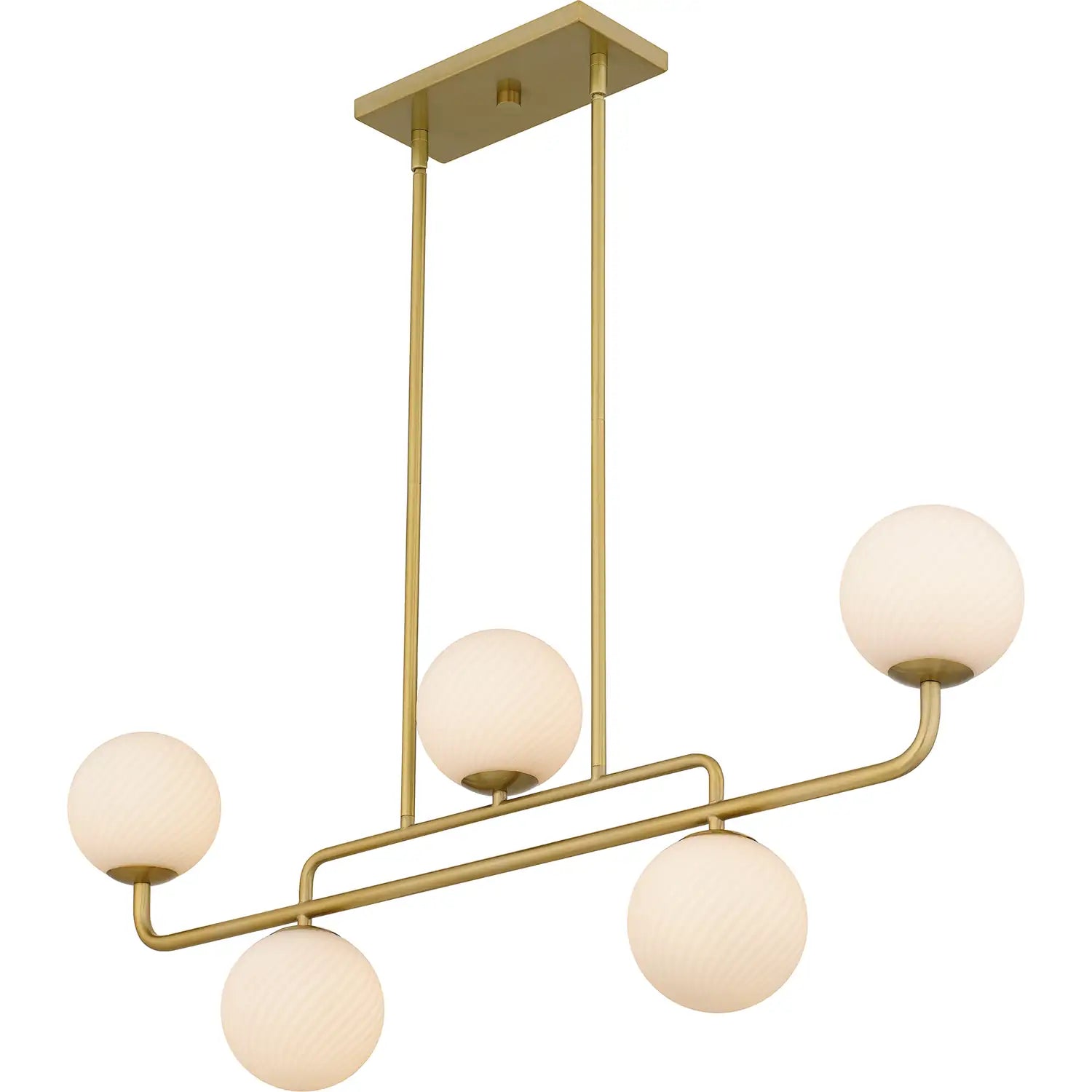 QUOIZEL, REGIS ISLAND CHANDELIER, LINEAR LIGHT