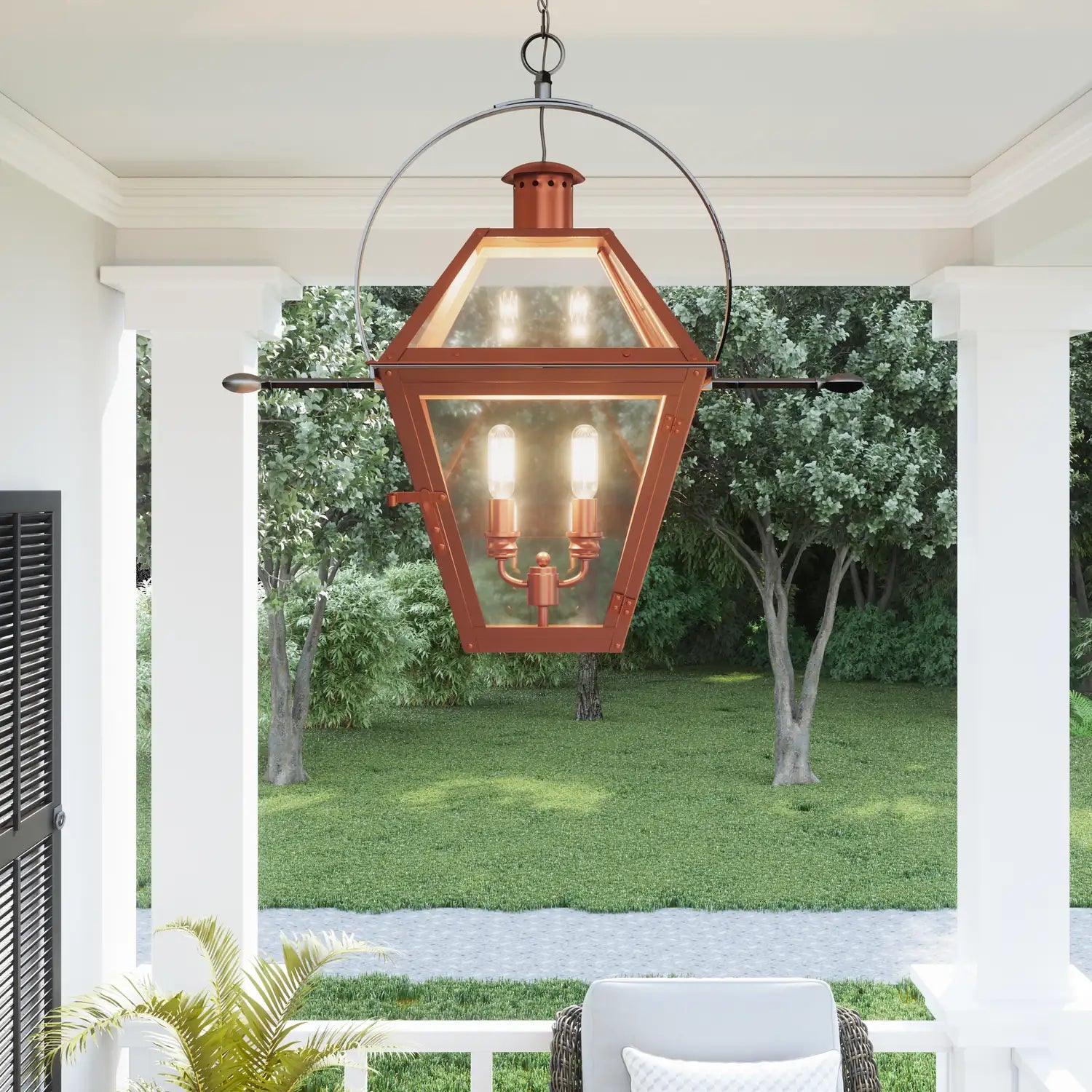QUOIZEL, RUE DE ROYAL OUTDOOR LANTERN, OUTDOOR CEILING LIGHTS