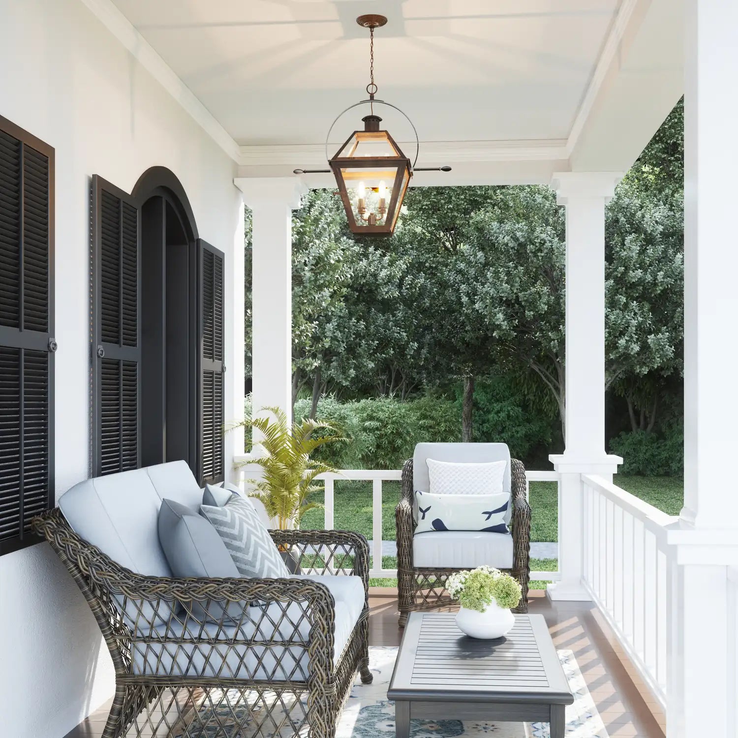 QUOIZEL, RUE DE ROYAL OUTDOOR LANTERN, OUTDOOR CEILING LIGHTS