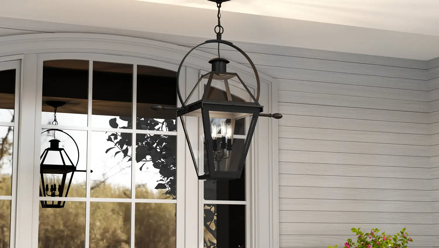 QUOIZEL, RUE DE ROYAL OUTDOOR LANTERN, OUTDOOR CEILING LIGHTS