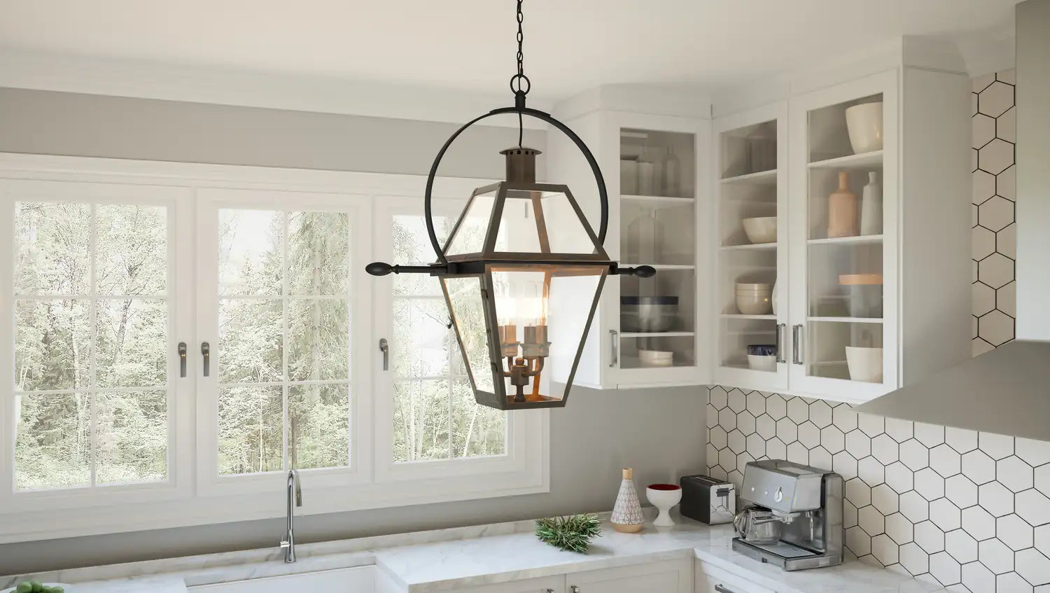 QUOIZEL, RUE DE ROYAL PENDANT, PENDANT LIGHT