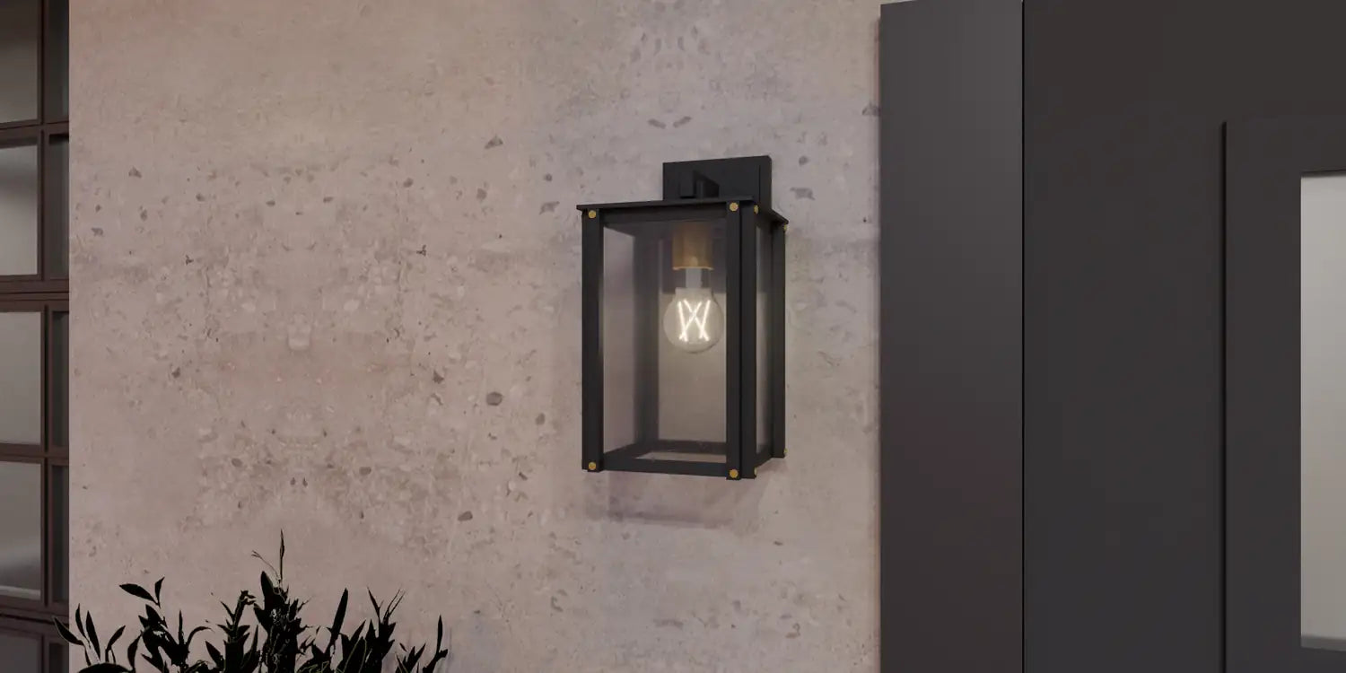 QUOIZEL, ROBBINS OUTDOOR LANTERN, OUTDOOR WALL LIGHTS
