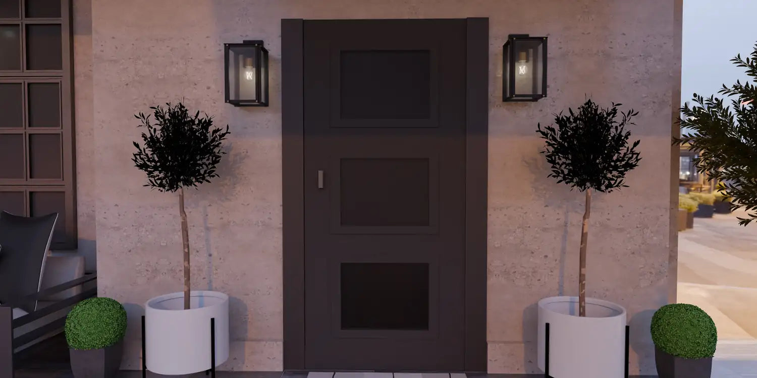QUOIZEL, ROBBINS OUTDOOR LANTERN, OUTDOOR WALL LIGHTS