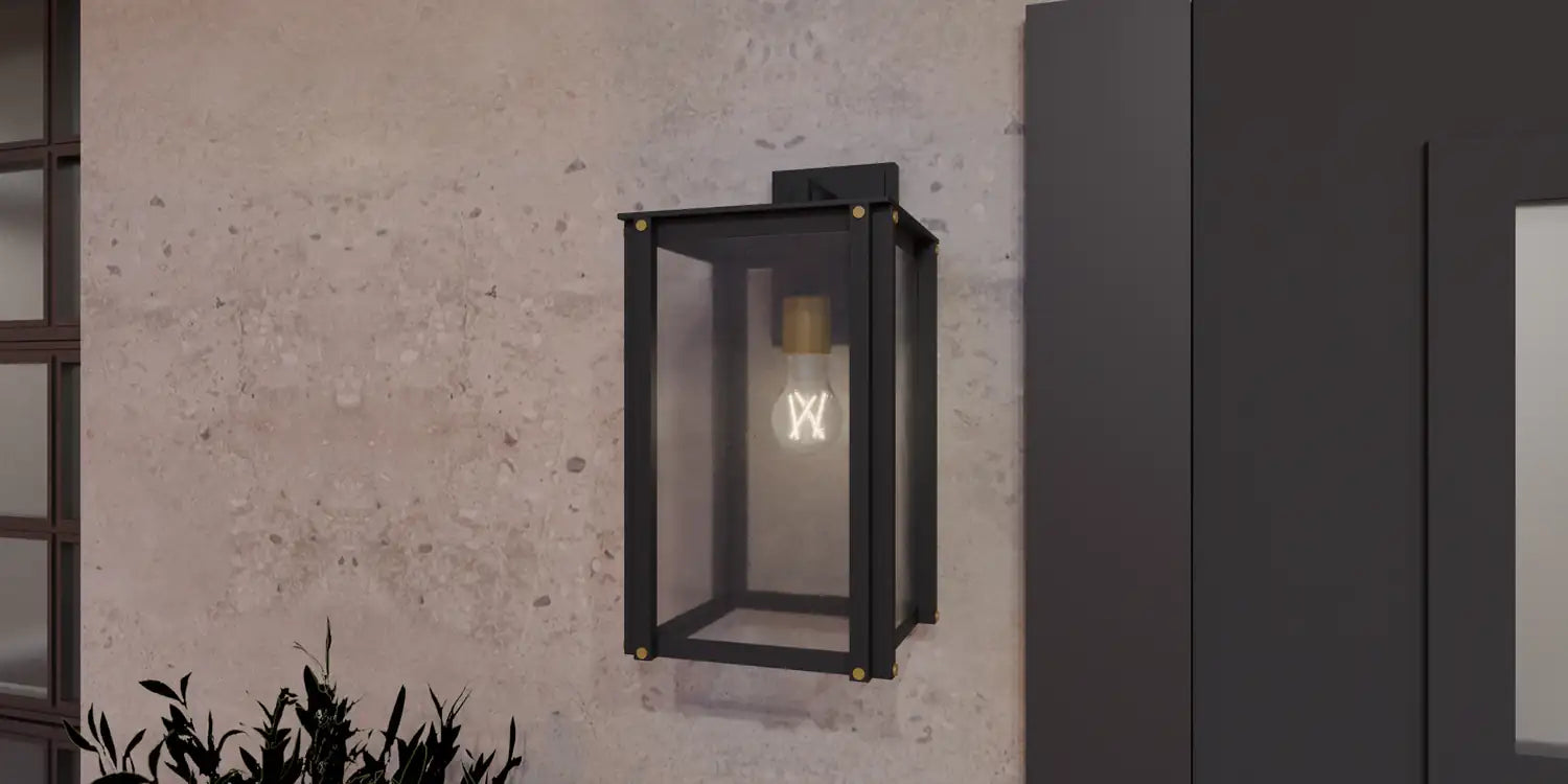QUOIZEL, ROBBINS OUTDOOR LANTERN, OUTDOOR WALL LIGHTS