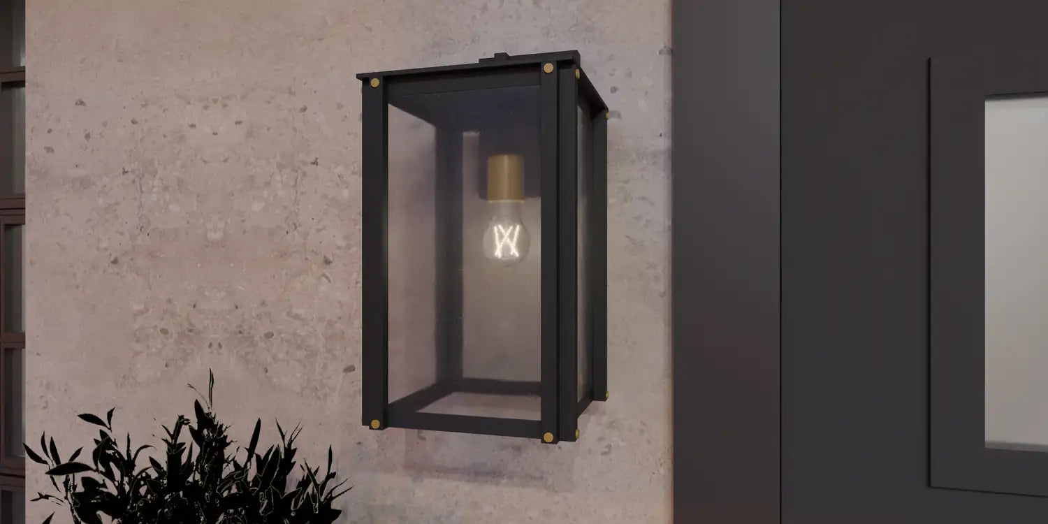 QUOIZEL, ROBBINS OUTDOOR LANTERN, OUTDOOR WALL LIGHTS