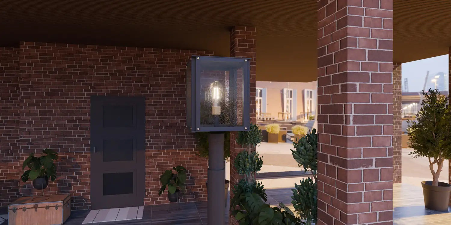 QUOIZEL, ROBBINS OUTDOOR LANTERN, OUTDOOR WALL LIGHTS