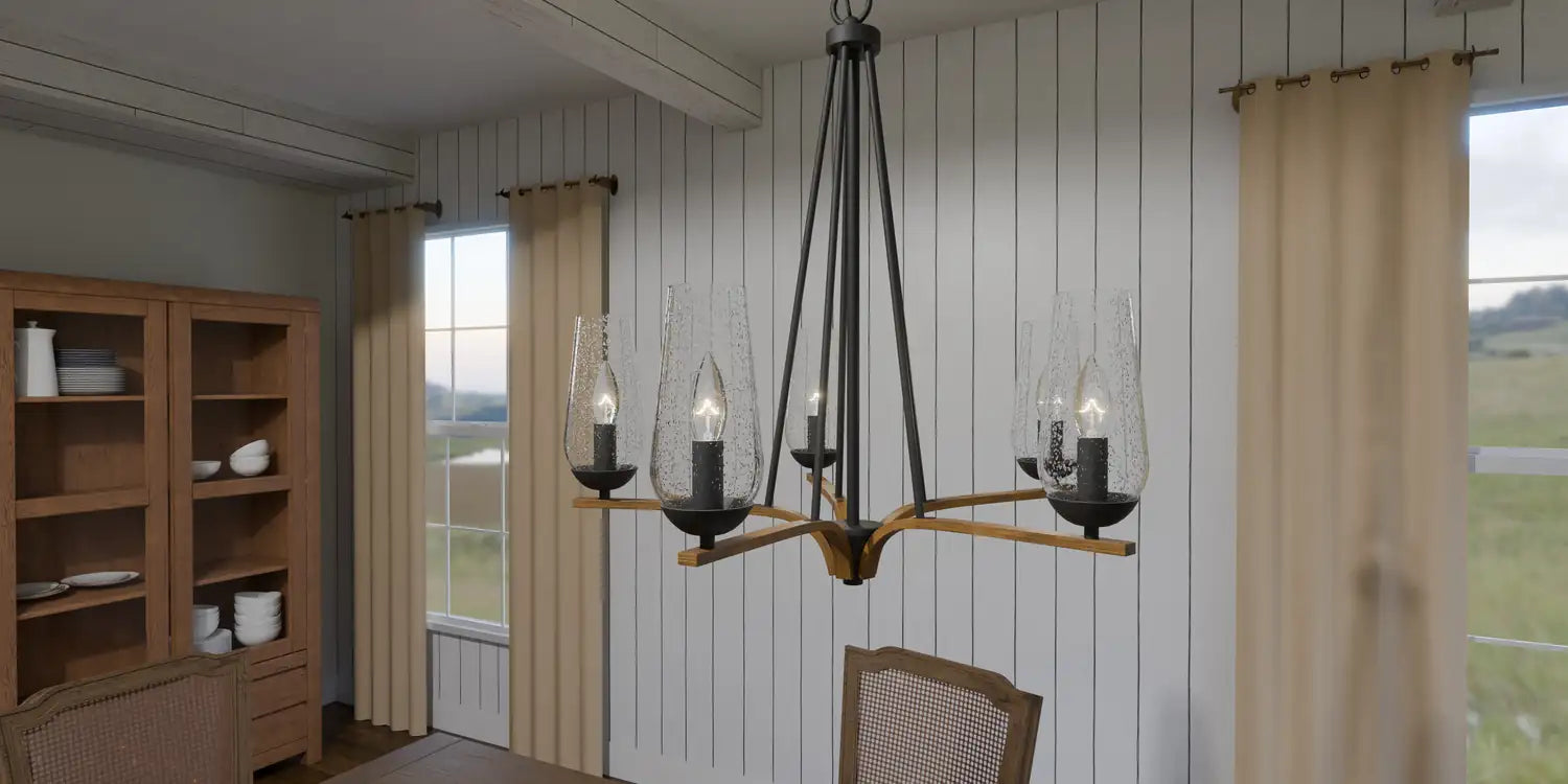 QUOIZEL, ROCHESTER CHANDELIER, CHANDELIER LIGHT