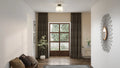 QUOIZEL, ROWLAND SEMI-FLUSH MOUNT, SEMI FLUSH MOUNT LIGHT