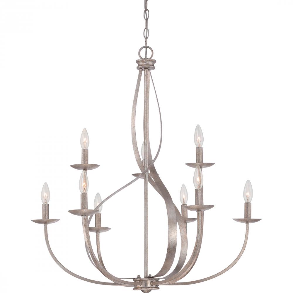 QUOIZEL, SERENITY CHANDELIER, CHANDELIER LIGHT