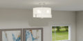 QUOIZEL, SEYMOUR SEMI-FLUSH MOUNT, SEMI FLUSH MOUNT LIGHT