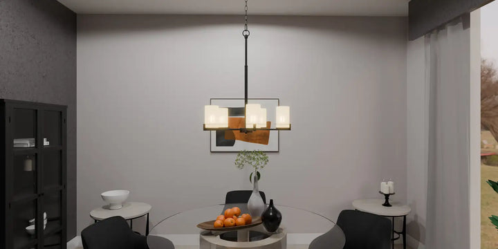 QUOIZEL, SEYMOUR CHANDELIER, CHANDELIER LIGHT