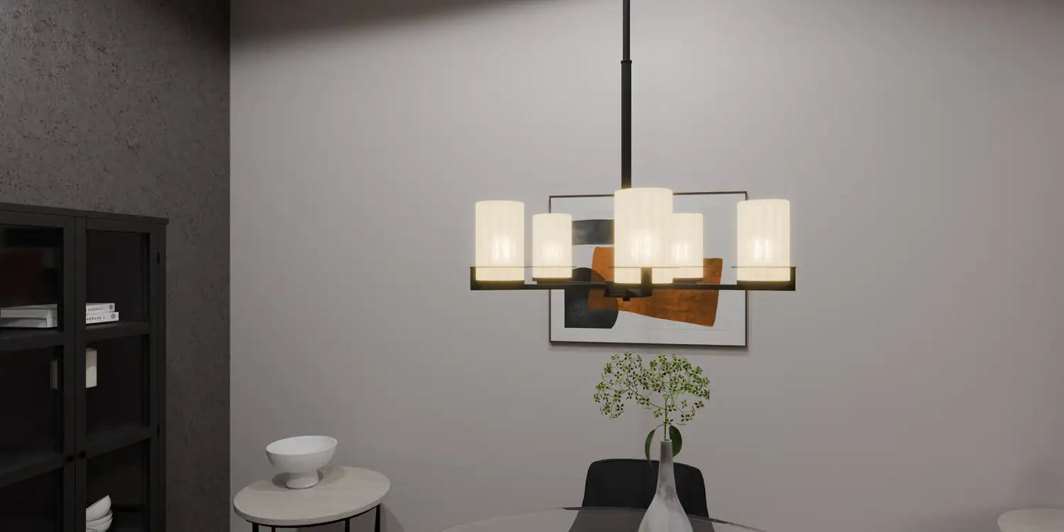 QUOIZEL, SEYMOUR CHANDELIER, CHANDELIER LIGHT