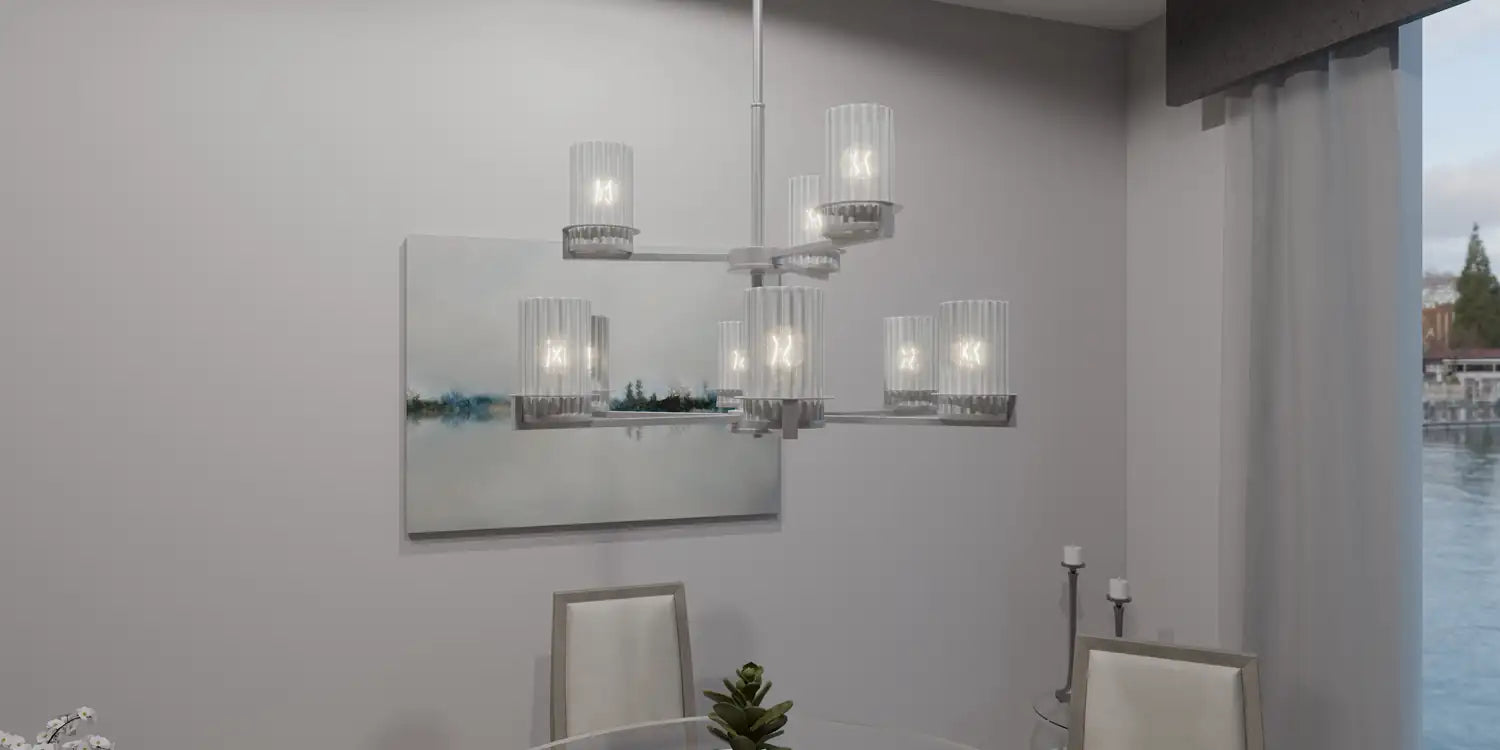 QUOIZEL, SEYMOUR CHANDELIER, CHANDELIER LIGHT